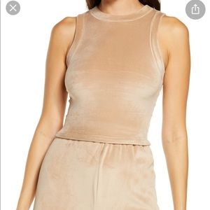 SKIMS Velour Tank in Small